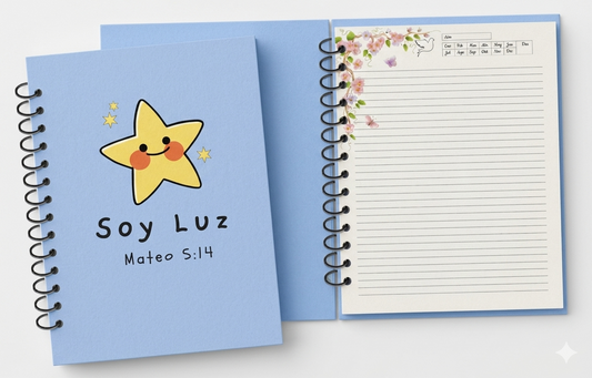 Libreta Soy Luz — Notas con intención