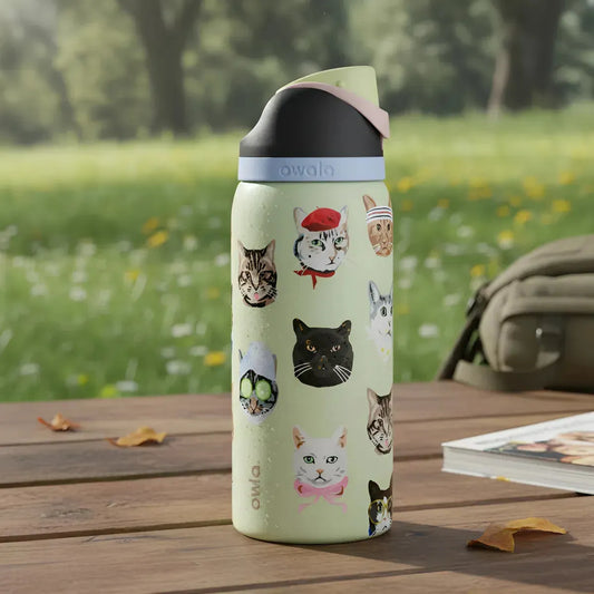 Termo Gatos y pan  Freesip 32 Oz México | Hopli