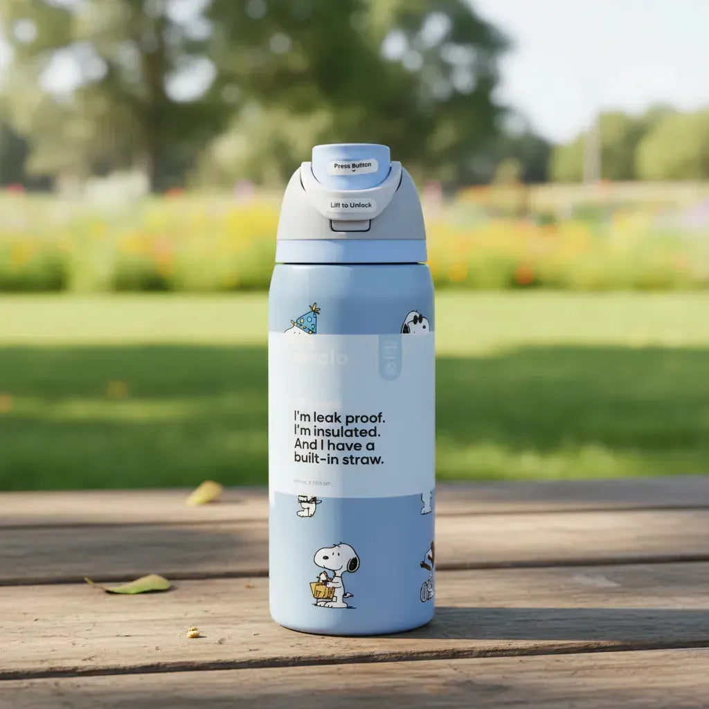 Termo Edicion Especial Snoopy Azul -  Freesip 32 Oz México | Hopli