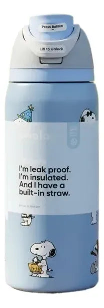 Termo Edicion Especial Snoopy Azul -  Freesip 32 Oz México | Hopli